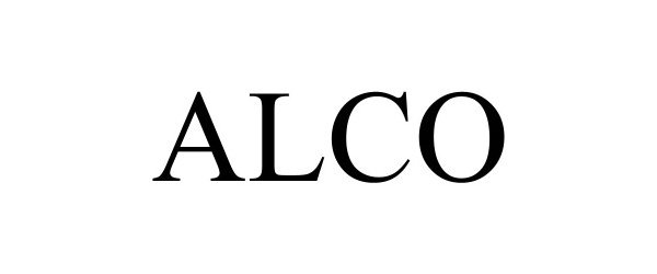 Trademark Logo ALCO