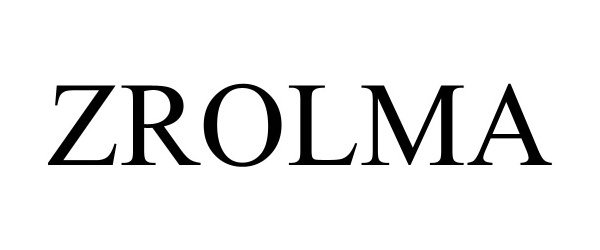 Trademark Logo ZROLMA
