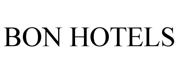 Trademark Logo BON HOTELS