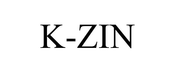 Trademark Logo K-ZIN