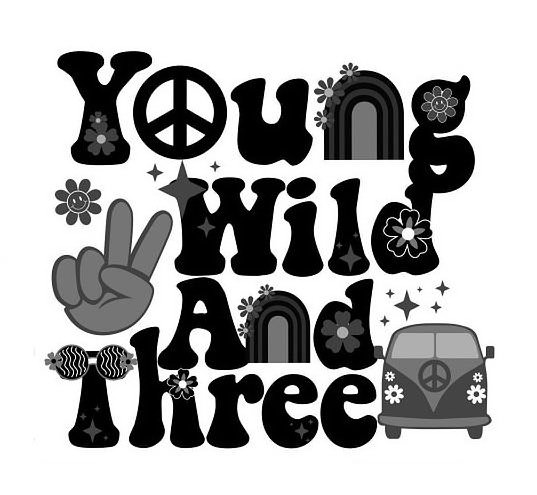 Trademark Logo YOUNG WILD AND THREE
