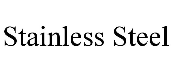 Trademark Logo STAINLESS STEEL