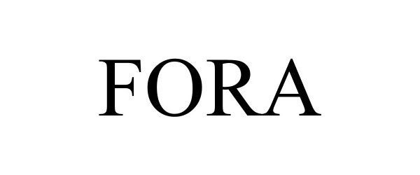 Trademark Logo FORA