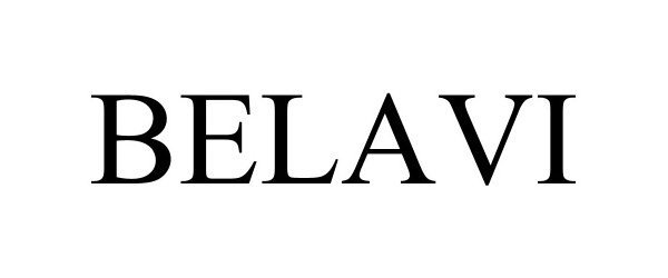 Trademark Logo BELAVI