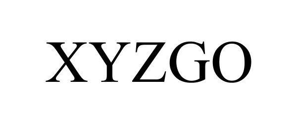 Trademark Logo XYZGO