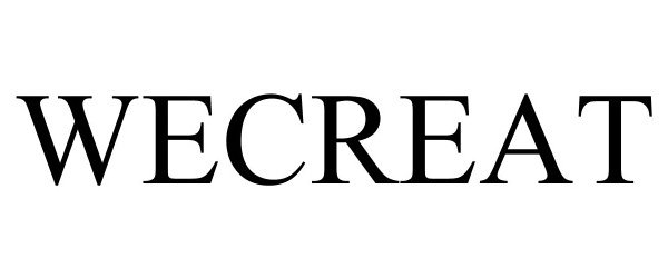 Trademark Logo WECREAT