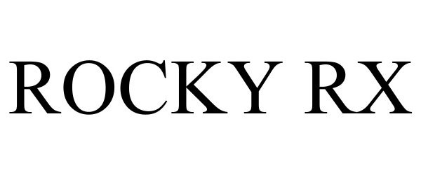 Trademark Logo ROCKY RX