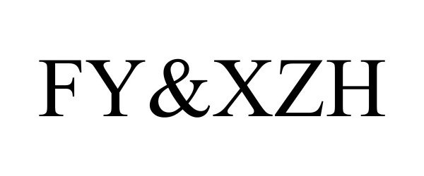 Trademark Logo FY&amp;XZH