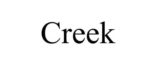 Trademark Logo CREEK