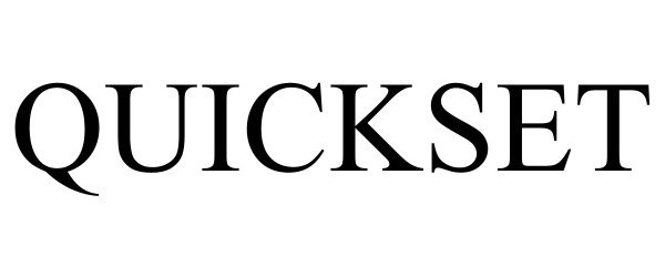 Trademark Logo QUICKSET