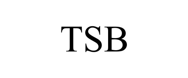 Trademark Logo TSB