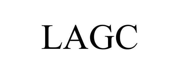 Trademark Logo LAGC