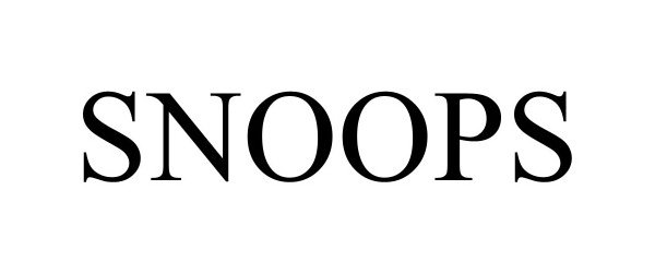 Trademark Logo SNOOPS