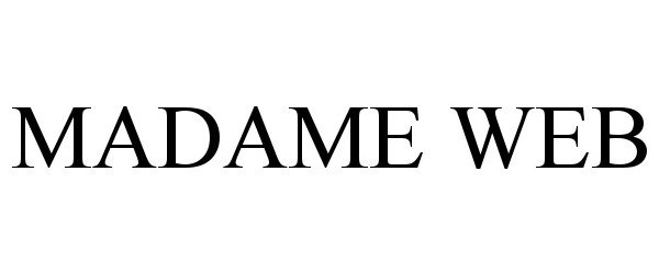 Trademark Logo MADAME WEB