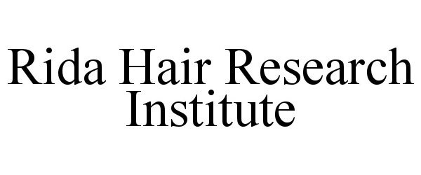 Trademark Logo RIDA HAIR RESEARCH INSTITUTE