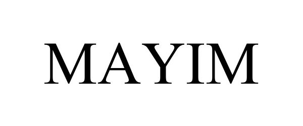 Trademark Logo MAYIM