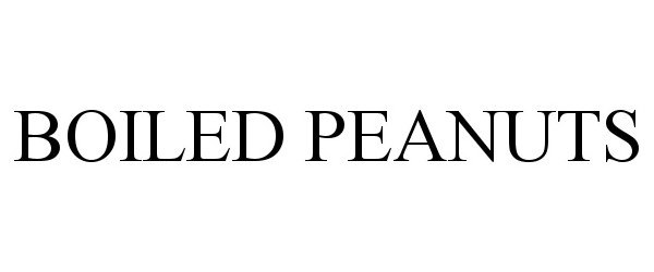 Trademark Logo BOILED PEANUTS
