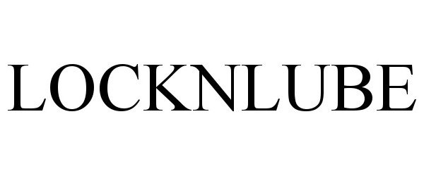 Trademark Logo LOCKNLUBE