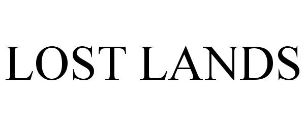 Trademark Logo LOST LANDS