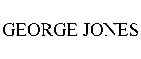 GEORGE JONES