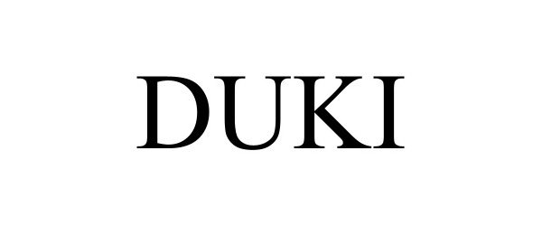 Trademark Logo DUKI