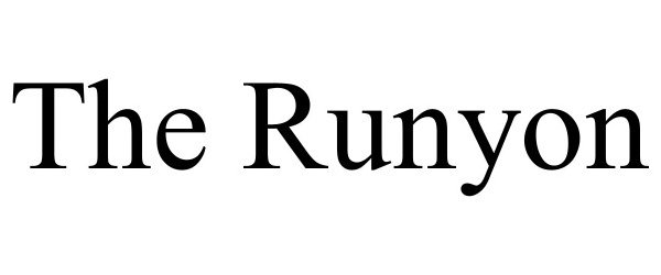 Trademark Logo THE RUNYON