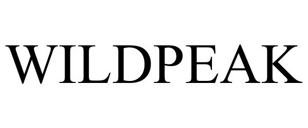 Trademark Logo WILDPEAK