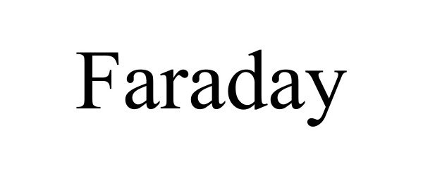 Trademark Logo FARADAY