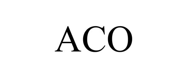 Trademark Logo ACO