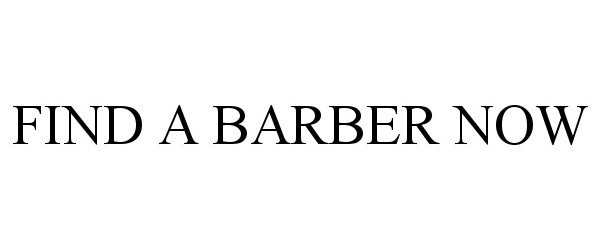 FIND A BARBER NOW