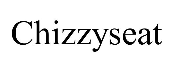 Trademark Logo CHIZZYSEAT