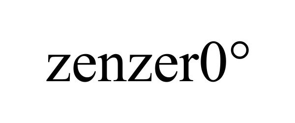 Trademark Logo ZENZER0°
