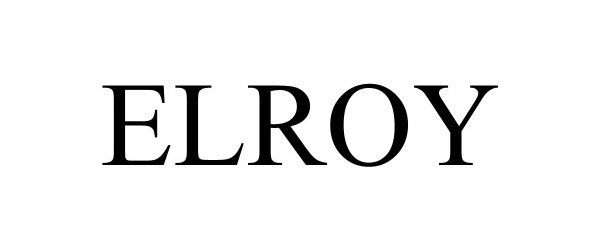 Trademark Logo ELROY