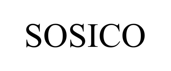 Trademark Logo SOSICO