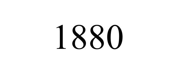 Trademark Logo 1880