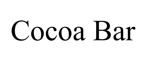 COCOA BAR