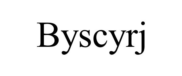 Trademark Logo BYSCYRJ