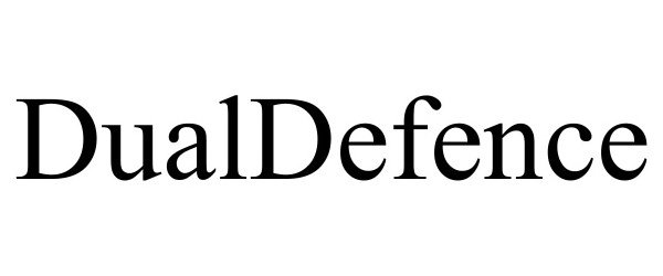 Trademark Logo DUALDEFENCE