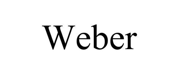 Trademark Logo WEBER