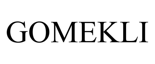 Trademark Logo GOMEKLI