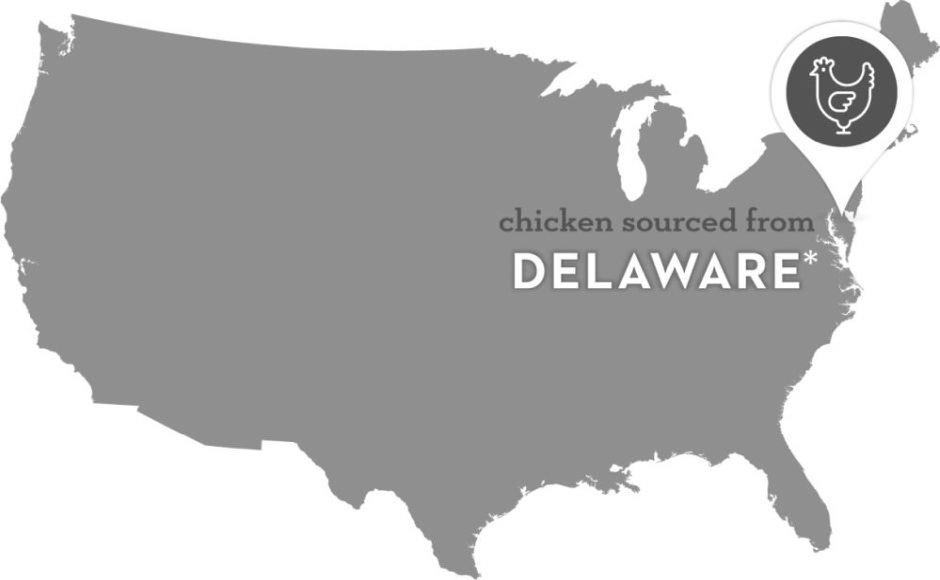 CHICKEN SOURCED FROM DELAWARE*