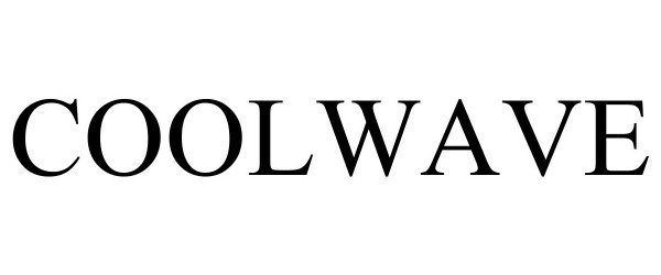 Trademark Logo COOLWAVE