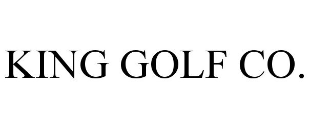  KING GOLF CO.