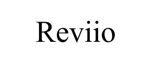 Trademark Logo REVIIO