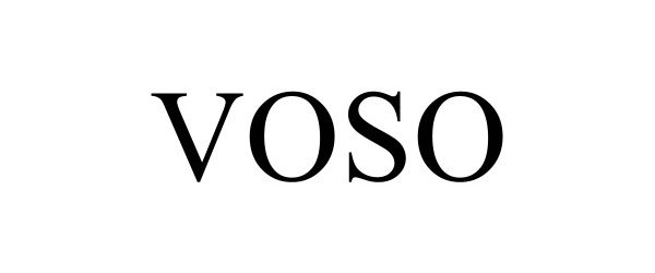Trademark Logo VOSO