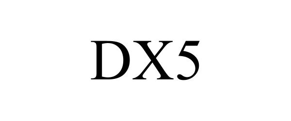 Trademark Logo DX5