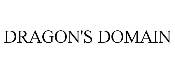 Trademark Logo DRAGON'S DOMAIN