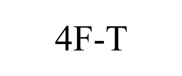 Trademark Logo 4F-T