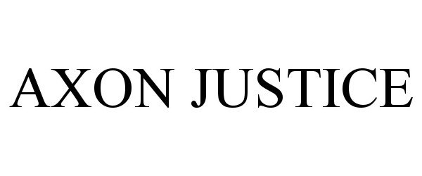 Trademark Logo AXON JUSTICE