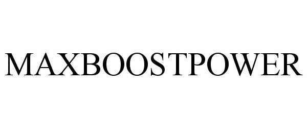  MAXBOOSTPOWER